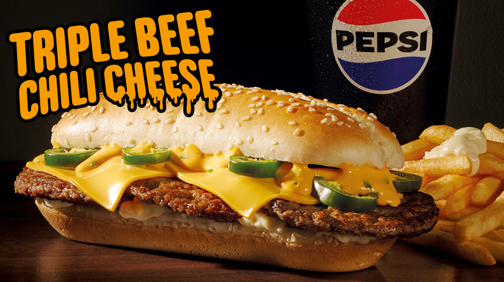 Triple Beef Chili Cheese